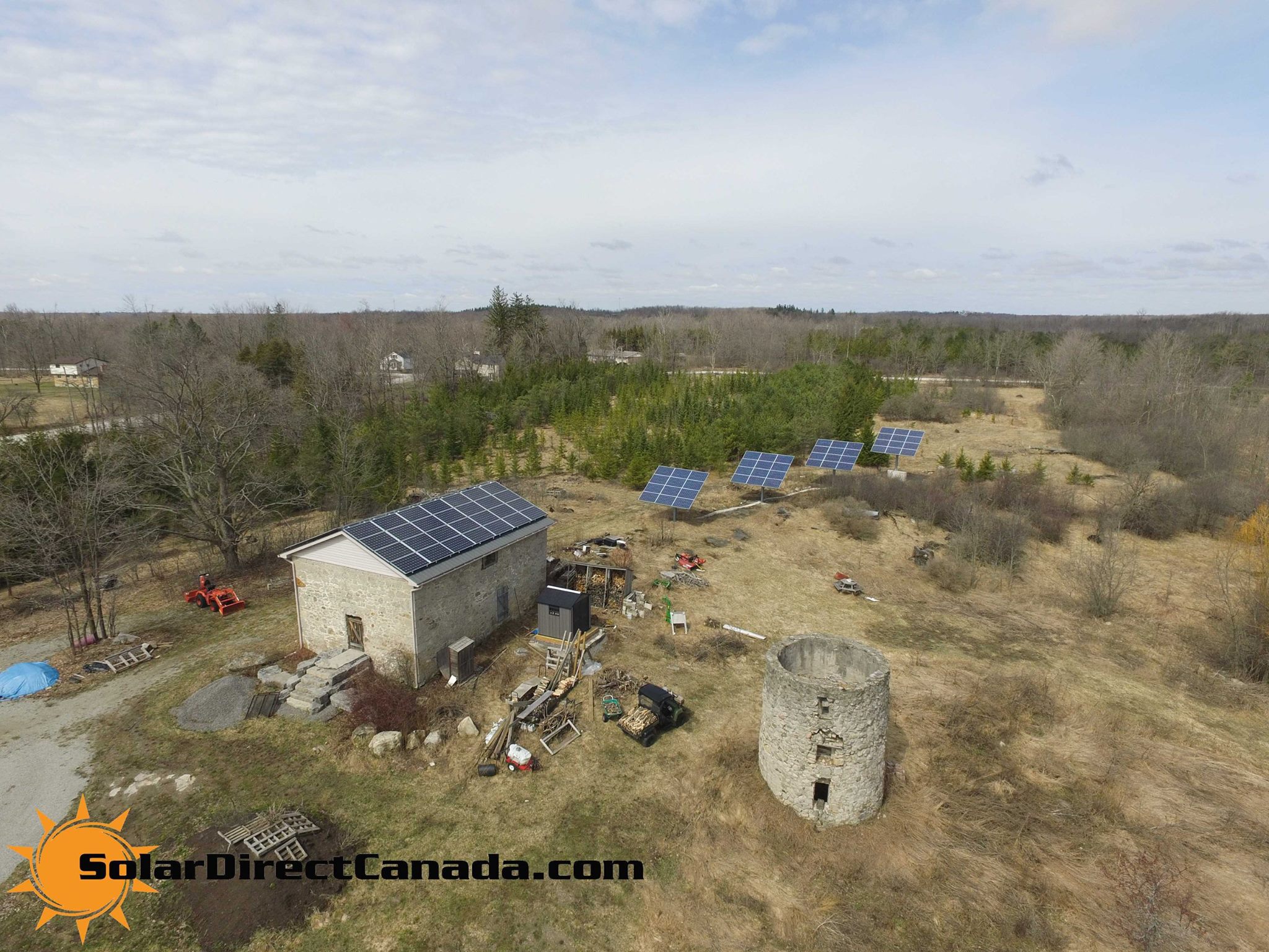 Using old buildings is a great way to install