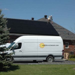 Res Installation with van and black panels